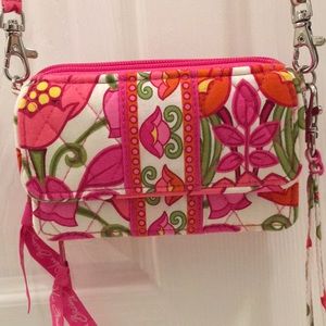 Floral Vera Bradley Crossbody handbag